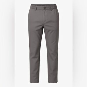 Men's Straight-Leg Pants with Pockets Light Gray Size 31/28